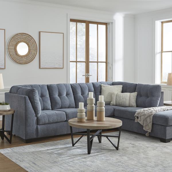 Marleton ugaona garnitura s ležajem