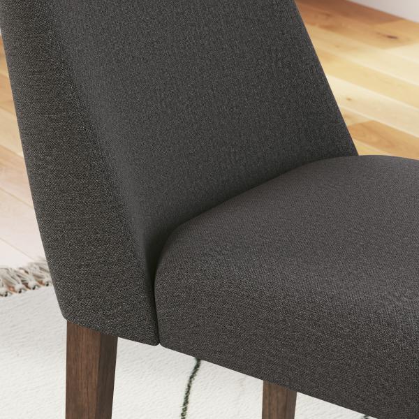 Lyncott trpezarijska bočna stolica charcoal/brown