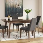 Lyncott trpezarijski stol brown