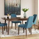 Lyncott trpezarijski stol brown