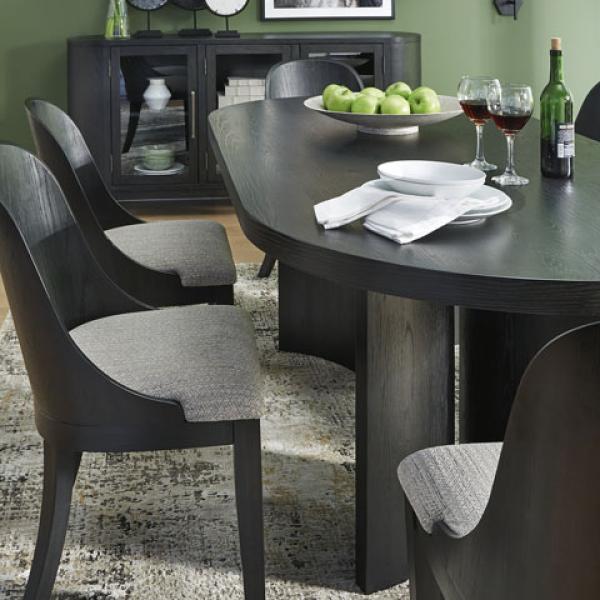 Rowanbeck tapacirana trpezarijska stolica