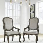 Maylee tapacirana trpezarijska stolica sa naslonjačima