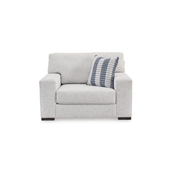 Belvoir velika fotelja snijeg